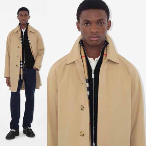 버버리 미드 렝스 캠던 헤리티지 코트