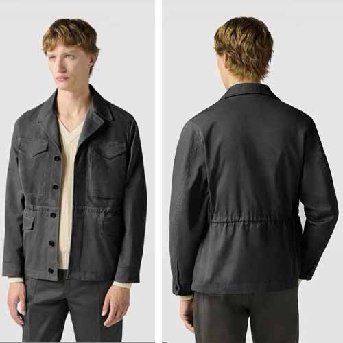 25년 벨루티 남성 스웨이드 자켓