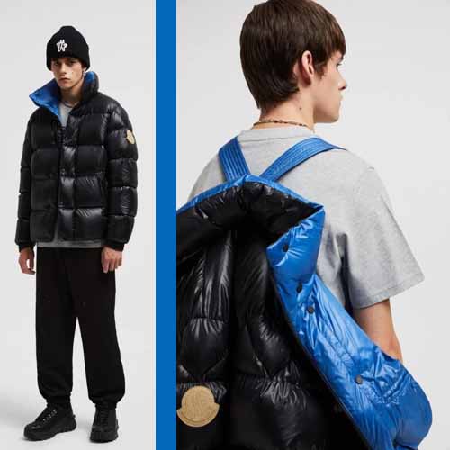 몽클레어 로고 Dervox 구스다운 패딩 점퍼