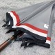 톰브라운 삼선줄 로고 우산