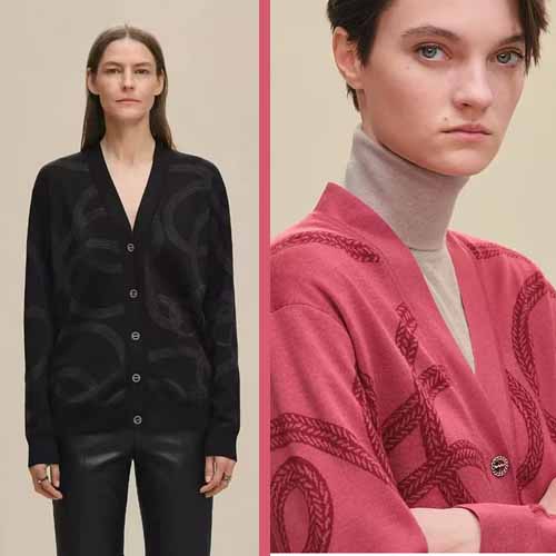 에르메스 Palefroi Remix Light long 슬리브 카디건 2종 1128