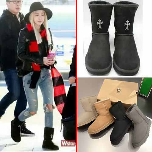 UGG x 크롬하츠 엠블럼 크로스패치 레더 스노우 부츠 7종 1203