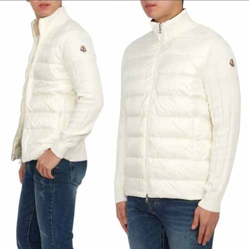 몽클레어 캐시미어 울 화이트 다운 재킷