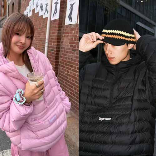 25FW 슈프림 마이크로 다운 하프집업 후드 풀오버 3종 1212