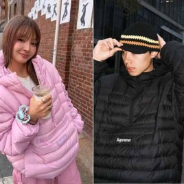 25FW 슈프림 마이크로 다운 하프집업 후드 풀오버 3종 1212