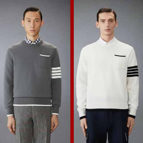 톰브라운 4바 라운드 니트 2종 1214