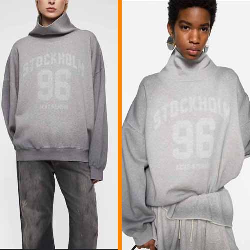 25FW 아크네스튜디오 하이 터틀넥 탑 그레이 1217