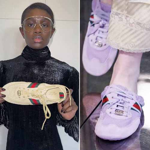 25FW 구찌 쉬프트 레더 커플 스니커즈 5종 1225