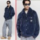 25FW 루이비통 밍크 데님 블루 트러커 재킷 1228