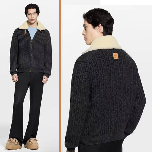 루이비통 캐시미어 울 블루종 재킷 0118