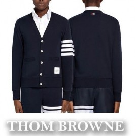 톰브라운 4바 기모 네이비 커플 카디건