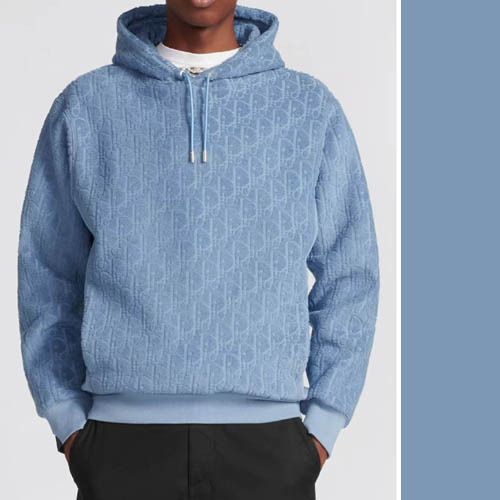 디올 오블리크 테리 자카드 릴렉스핏 후디 맨투맨