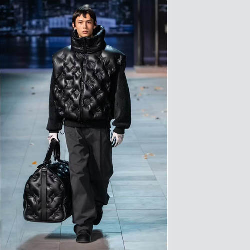 루이비통 모노그램 보이후디 푸퍼 레더 베스트 조끼