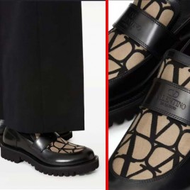 발렌티노 토일 Iconographe 레더 로퍼 5종 0124