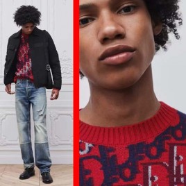 26ss 디올 오블리크 라운드 니트 0125