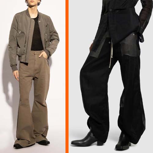 릭오웬스 블랙 Heeled 실버 레더 부츠 0126