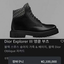 26SS 디올 오블리크 익스플로러 III 레더 앵글 부츠 2종 0104