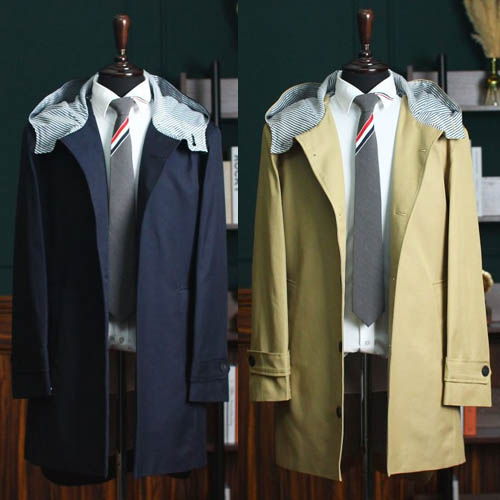 톰브라운 후디 삼선줄 코트 2종