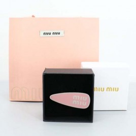 미우미우 로고 삔 집게핀 여성 헤어 5종