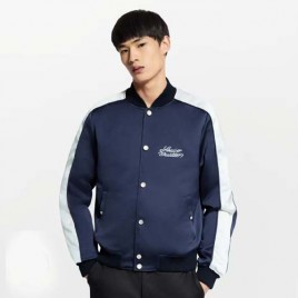 26ss 루이비통 로고 Embroidered Souvenir 블루 재킷 0309