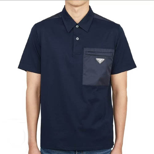26ss 프라다 삼각로고 폴로 반팔 티셔츠 2종 0320