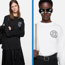 26ss 아크네스튜디오 로고 긴팔 티셔츠 2종 0320