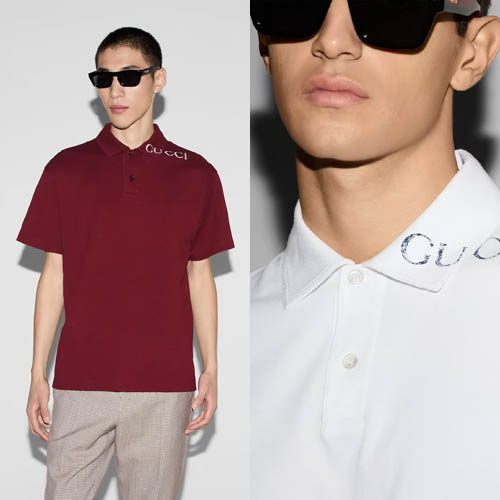 26ss 구찌 로고 폴로 반팔 티셔츠 2종 0329