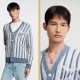 25ss 루이비통 스트라이프드 자카드 카디건 0401