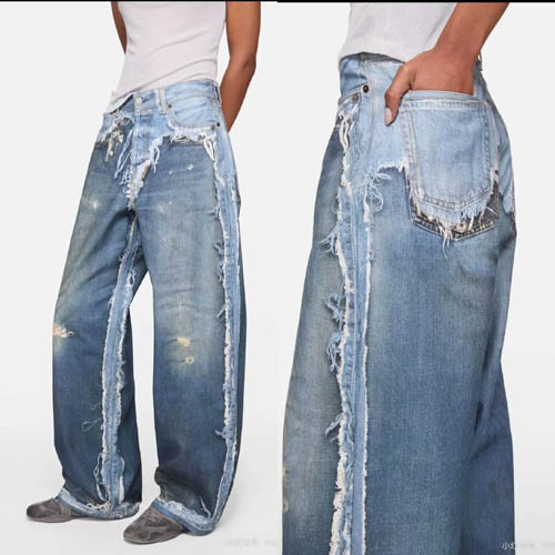 26ss 아크네스튜디오 트롬프 로이 데님 프린트 진 0407