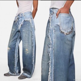 26ss 아크네스튜디오 트롬프 로이 데님 프린트 진 0407