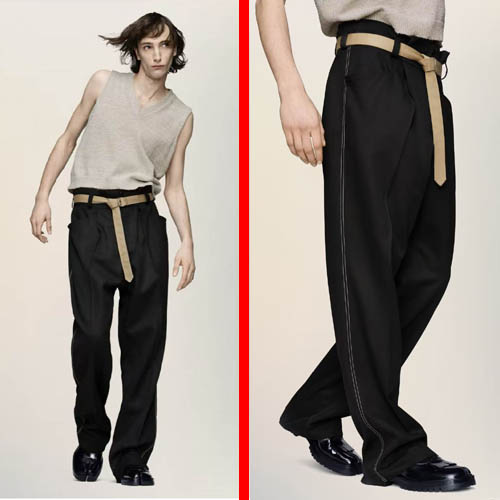 26ss 메종 마르지엘라 MMS 벨트 블랙 팬츠 0409