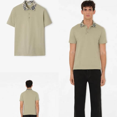 버버리 로고 체크 폴로 반팔 티셔츠 4종