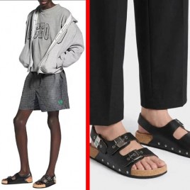 26ss 발렌시아가 x 숄 플랫 레더 샌들 5종 0413