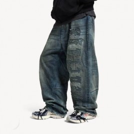 26ss 발렌시아가 로고 미니멀 배기 팬츠 0419