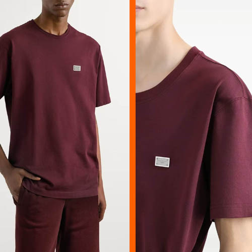 26ss 돌체앤가바나 플레이트 태그 장식 코튼 반팔 티셔츠 3종 0419