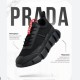 PRADA luna rossa 21 black and red 스니커즈