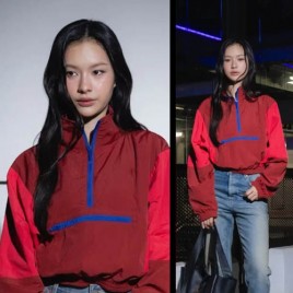 26년 YSL 입생로랑 Cassandre 크롭 나일론 윈드 브레이커 2종 0607